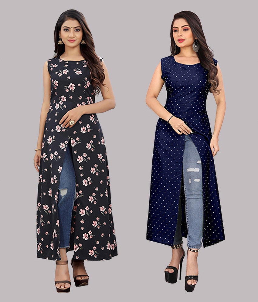 INEZAA Women Floral Print Frontslit Kurta Buy INEZAA Women Floral Print Frontslit Kurta Online at Best Prices in India Flipkart