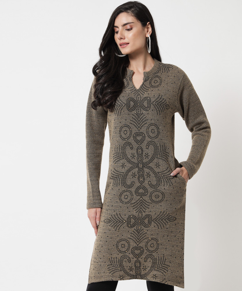 flipkart grey kurti