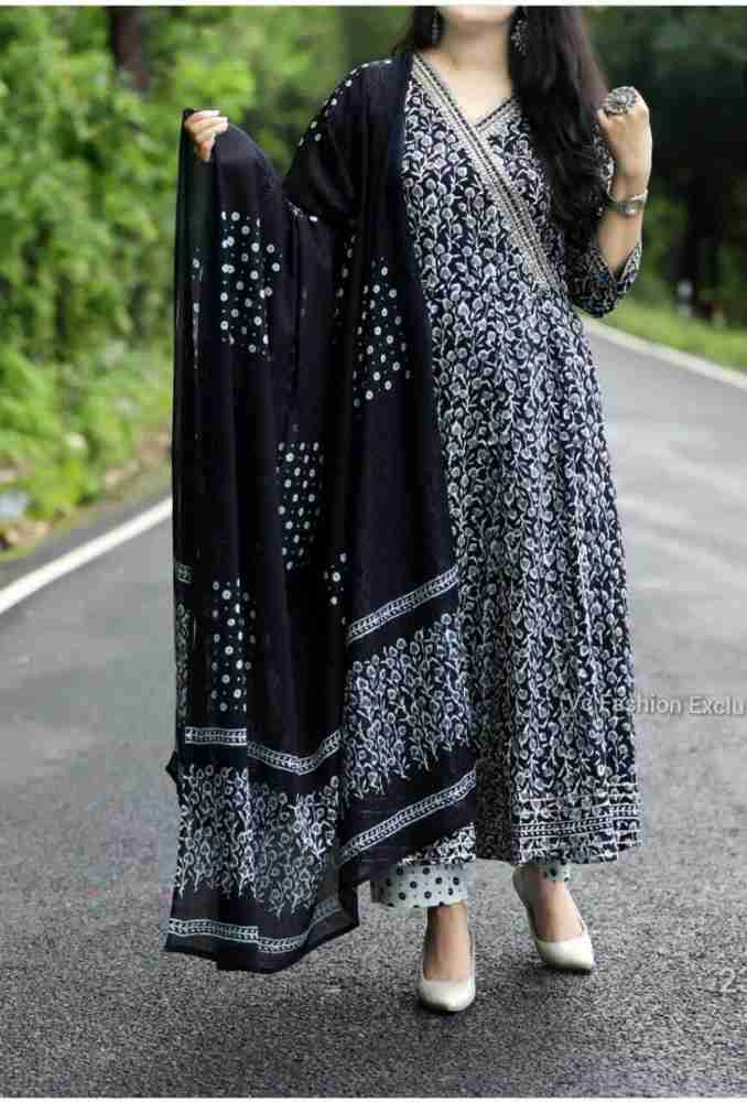 HARITWAL Printed Kurta, Palazzo & Dupatta Set - Buy HARITWAL