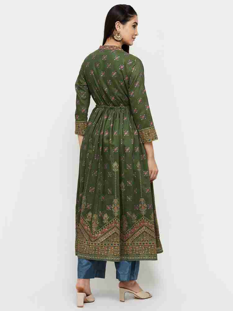 MAX Women Self Design Anarkali Kurta