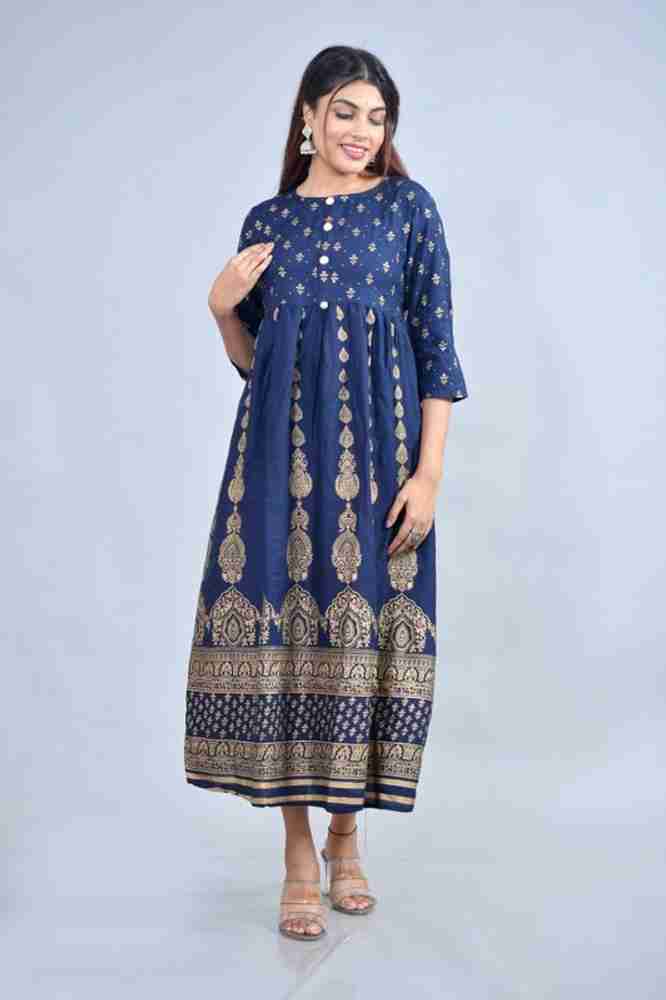 SABHYATA CREATION Women Printed Flared Kurta Buy SABHYATA