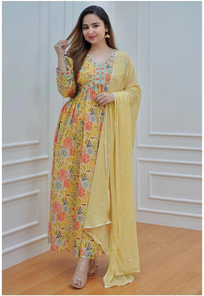 Yellow kurti on sale on flipkart