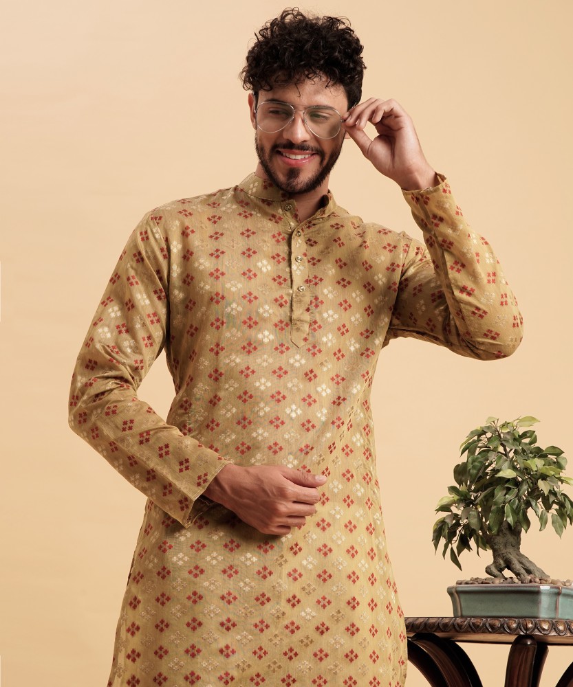 Designer kurta clearance for mens flipkart