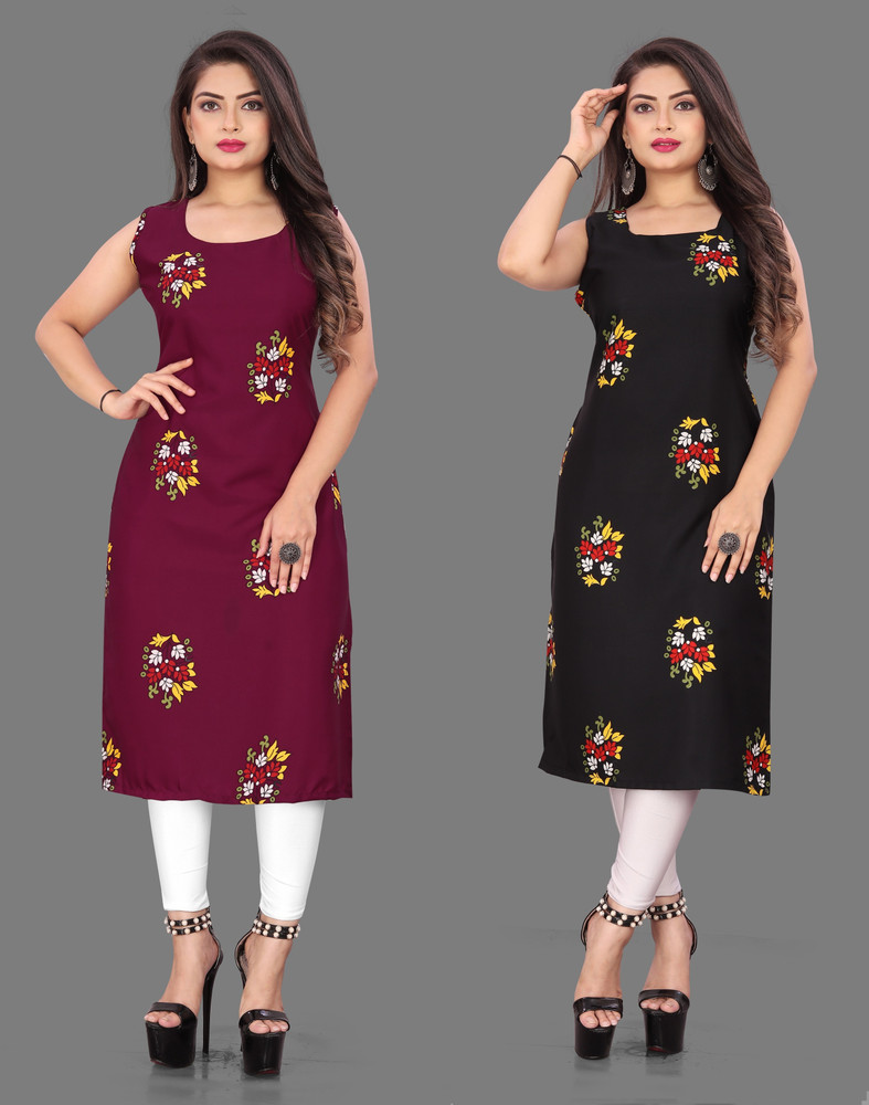 Flipkart long straight kurtis shop