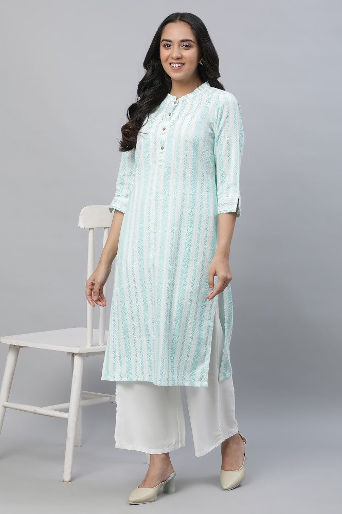 Aurelia Women Striped Straight Kurta Buy Aurelia Women Striped Straight Kurta Online at Best Prices in India Flipkart