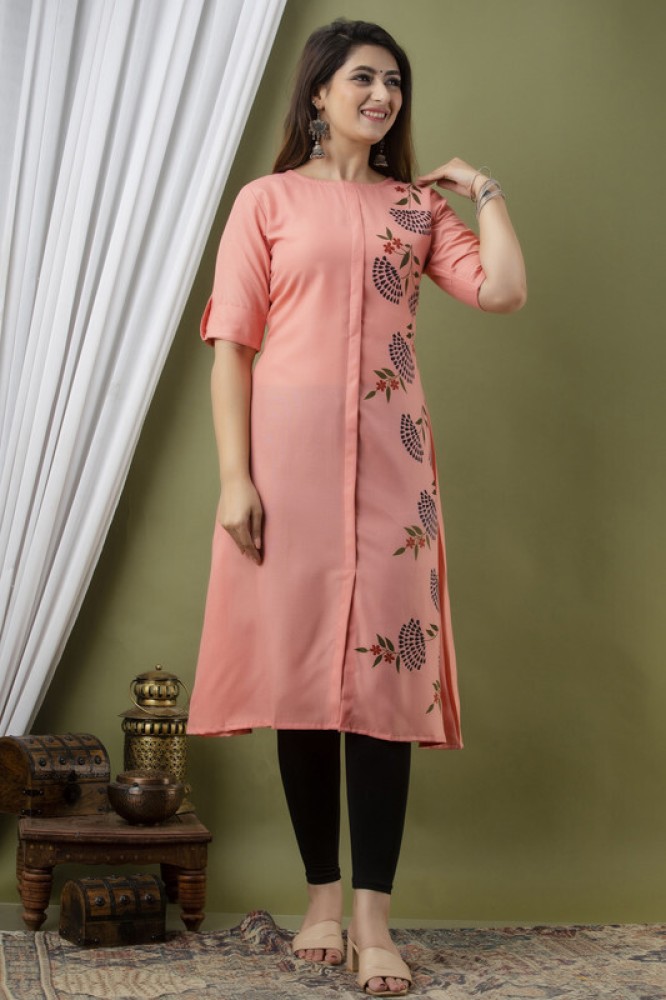 Cotton Blend T-Shirt Ladies Flower design Bra And daily use, Gajri