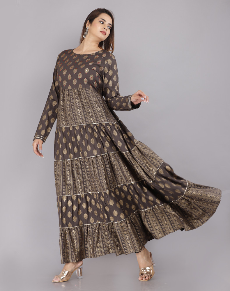 Flipkart long deals frock kurtis
