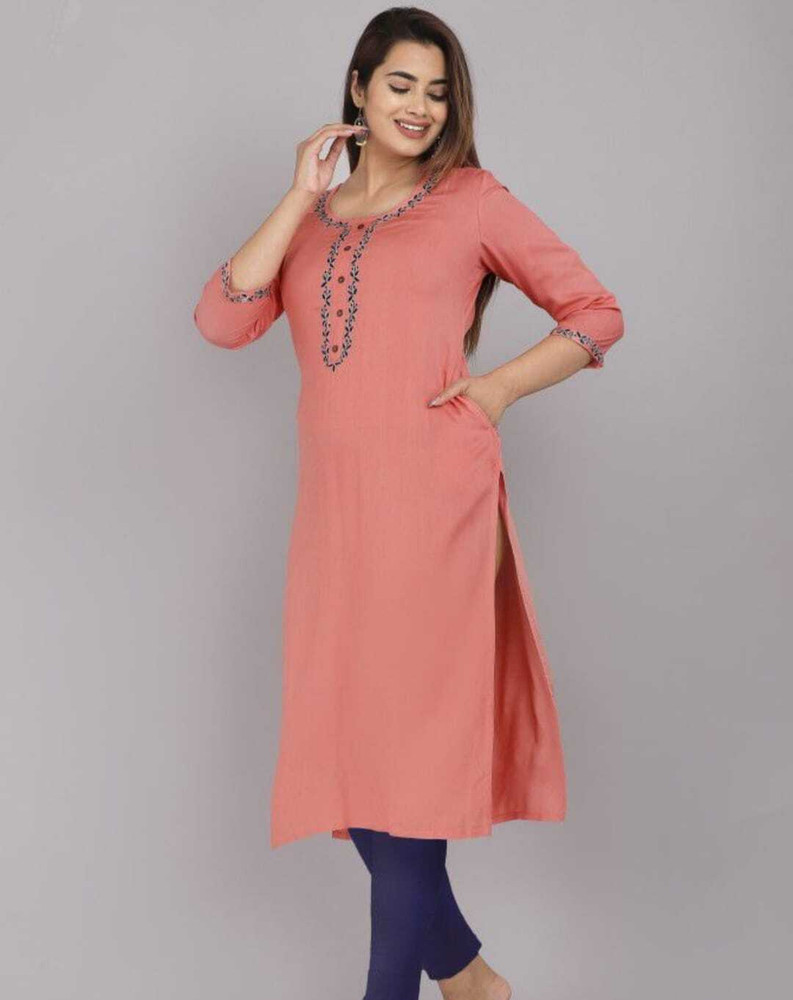 PIHIKA Women Solid Straight Kurta Buy PIHIKA Women Solid