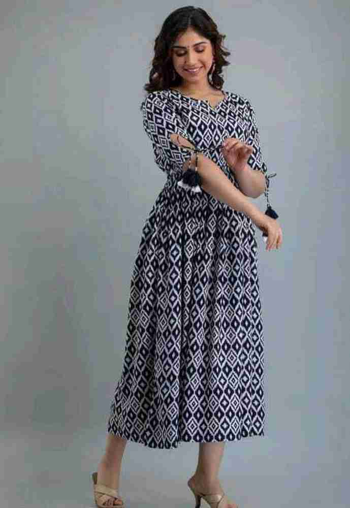 Bhadoriya Creation Women Printed A line Kurta Buy Bhadoriya