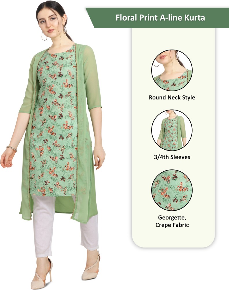 Kurta neck clearance and sleeve design