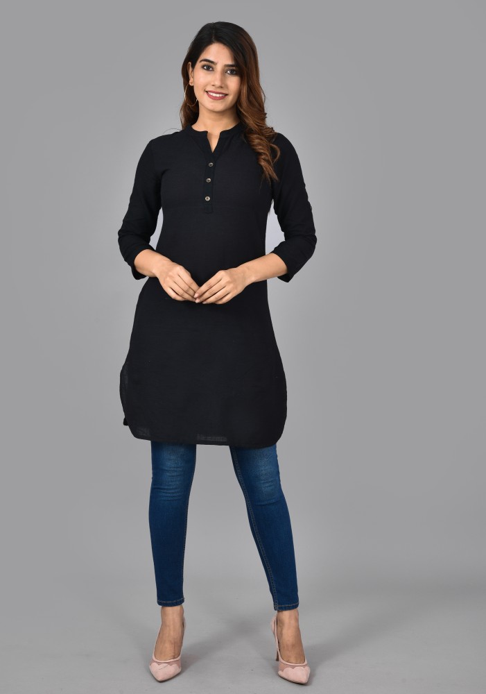 Short kurtis for outlet jeans flipkart