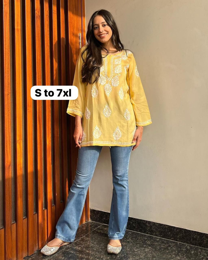 Ladies short shop kurti in flipkart