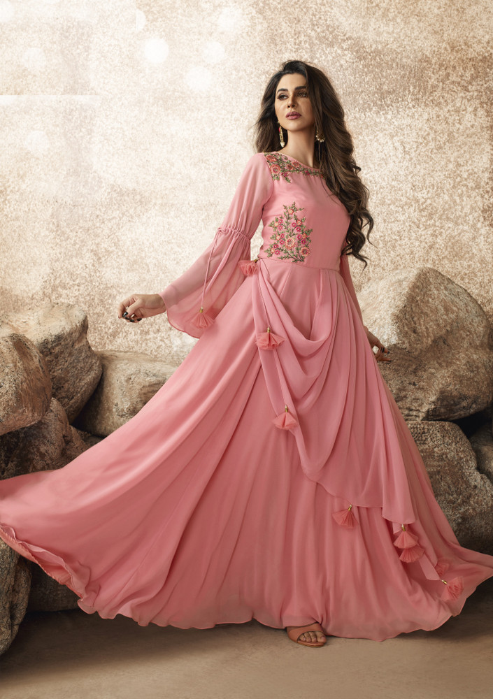 Flipkart party wear gowns with price new arrivals