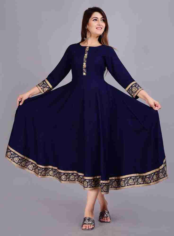 Flipkart long deals anarkali kurtis