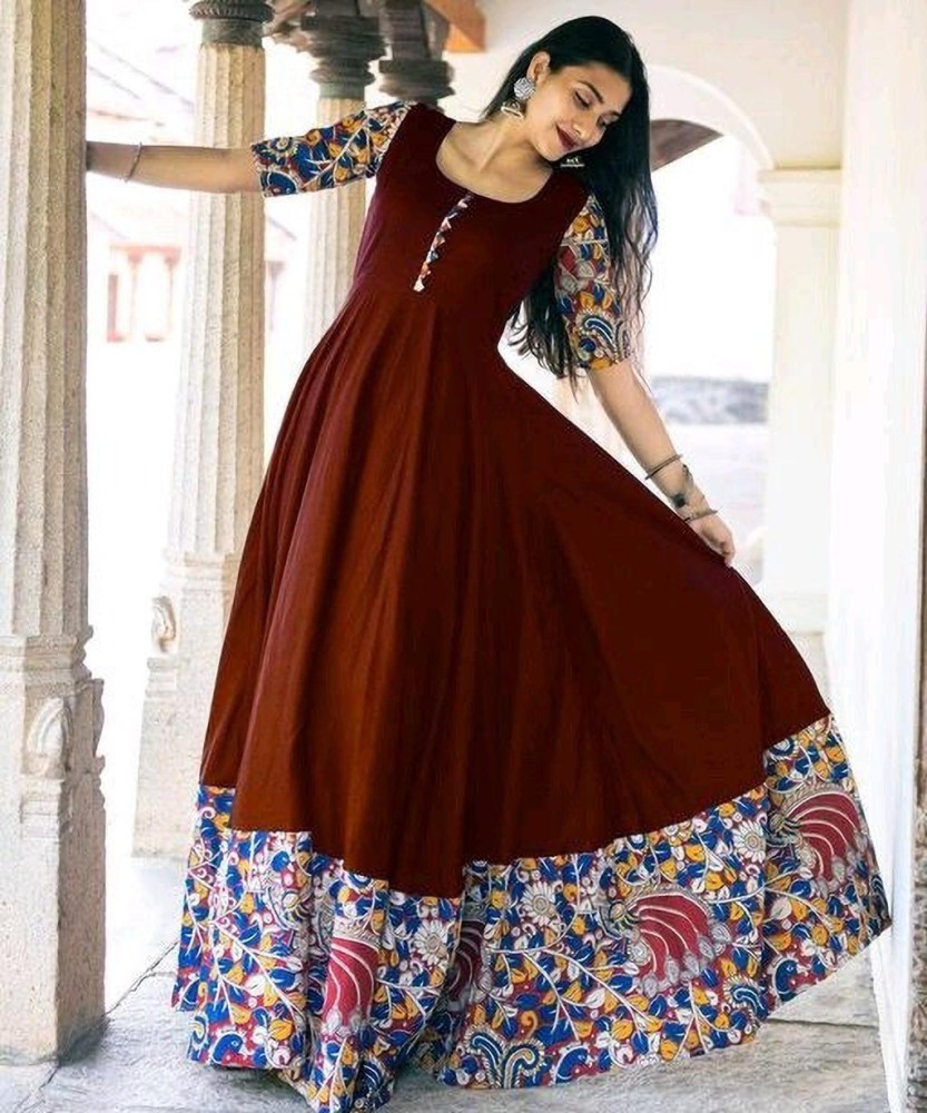 Kalamkari kurtis clearance flipkart