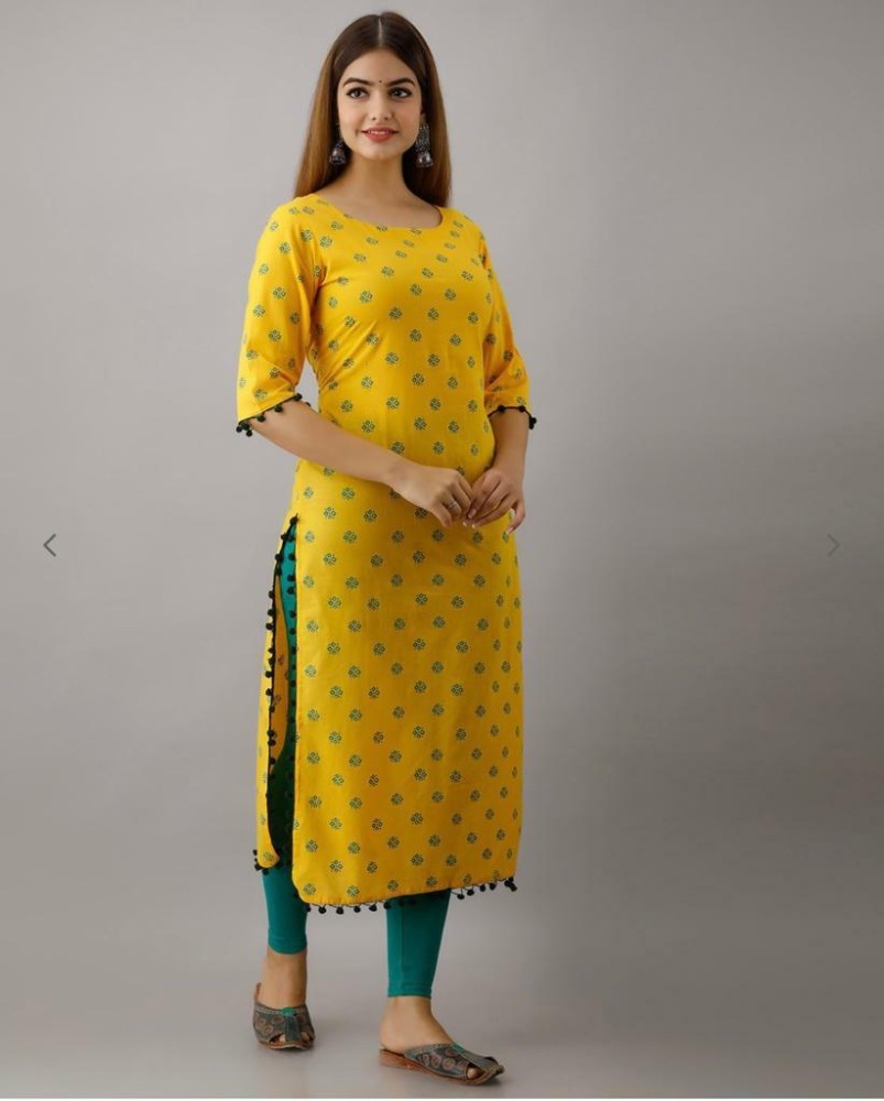 Yellow Stone Women Embroidered A-line Kurta - Buy Yellow Stone Women  Embroidered A-line Kurta Online at Best Prices in India | Flipkart.com