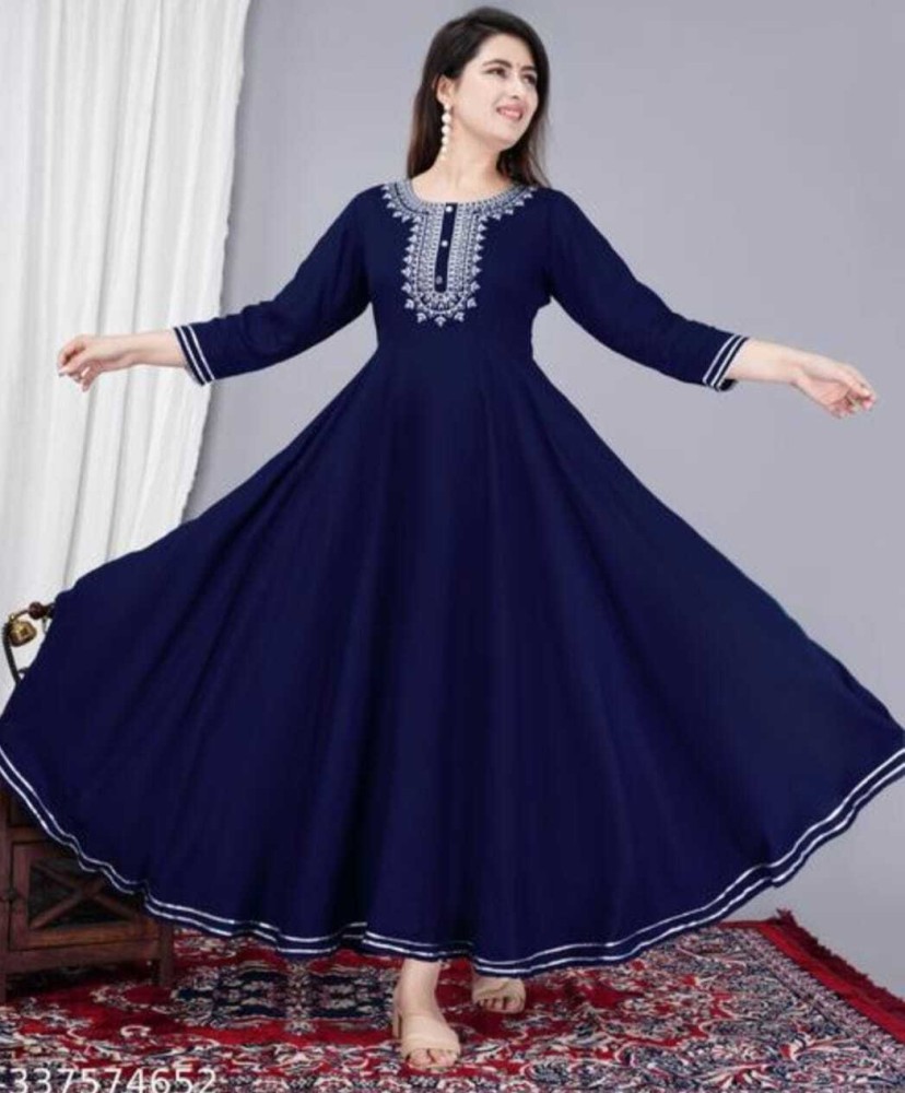 SS Brothers Women Embellished Anarkali Kurta - Buy SS Brothers Women  Embellished Anarkali Kurta Online at Best Prices in India | Flipkart.com