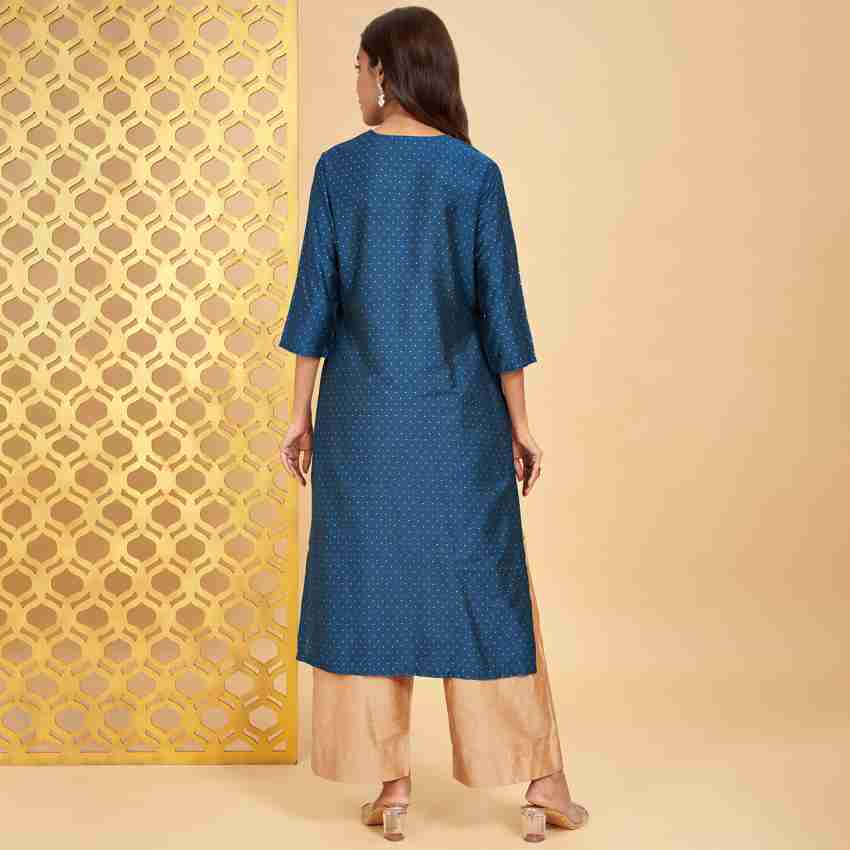 Buy Blue Kurtas for Women by Rangmanch by Pantaloons Online