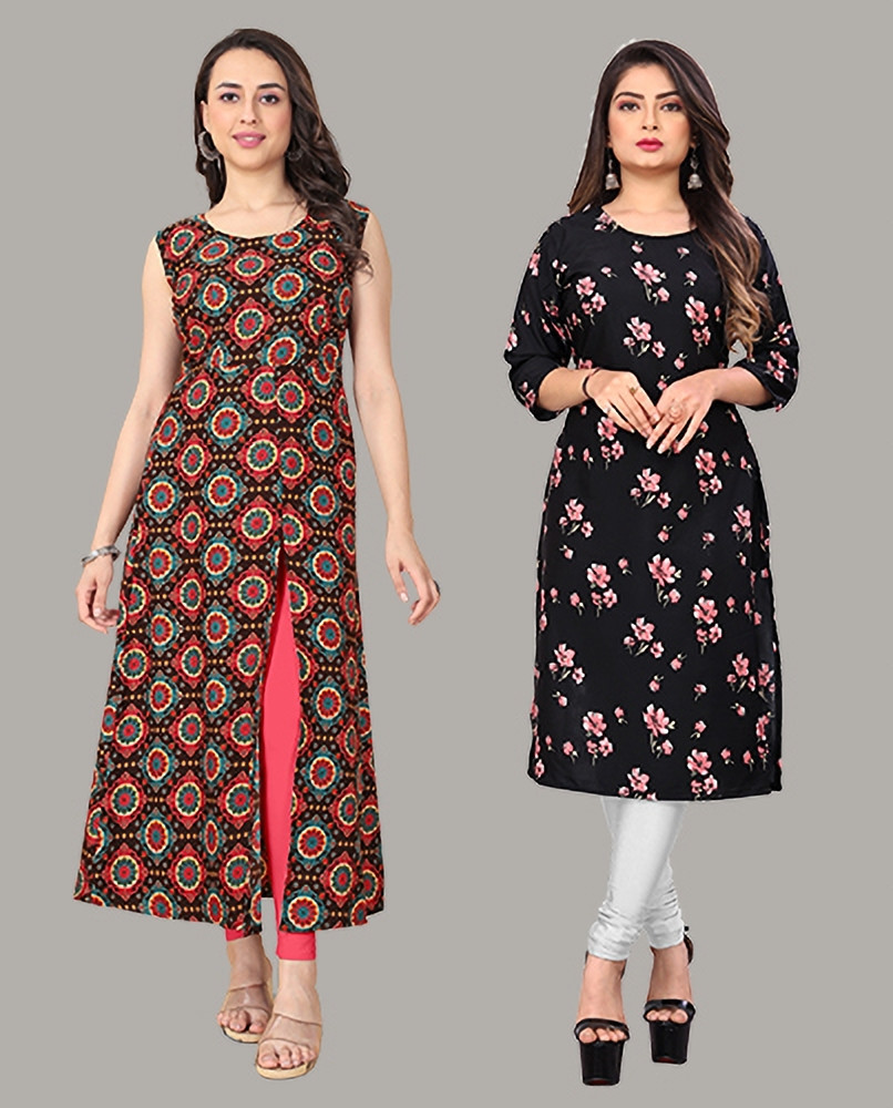 KAIZY CREATION Women Printed Frontslit Kurta Buy KAIZY CREATION Women Printed Frontslit Kurta Online at Best Prices in India Flipkart