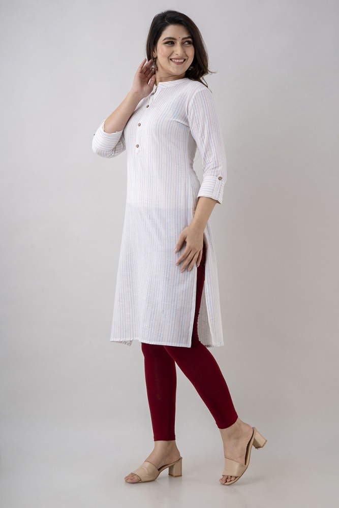 Buy Jaipur Kurti White Cotton Pants for Women Online @ Tata CLiQ