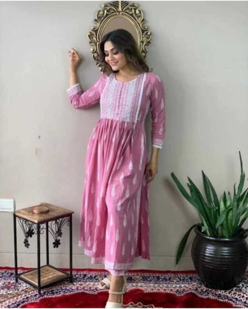 DEEFAS DESIGNER Women Kurta Churidar Set