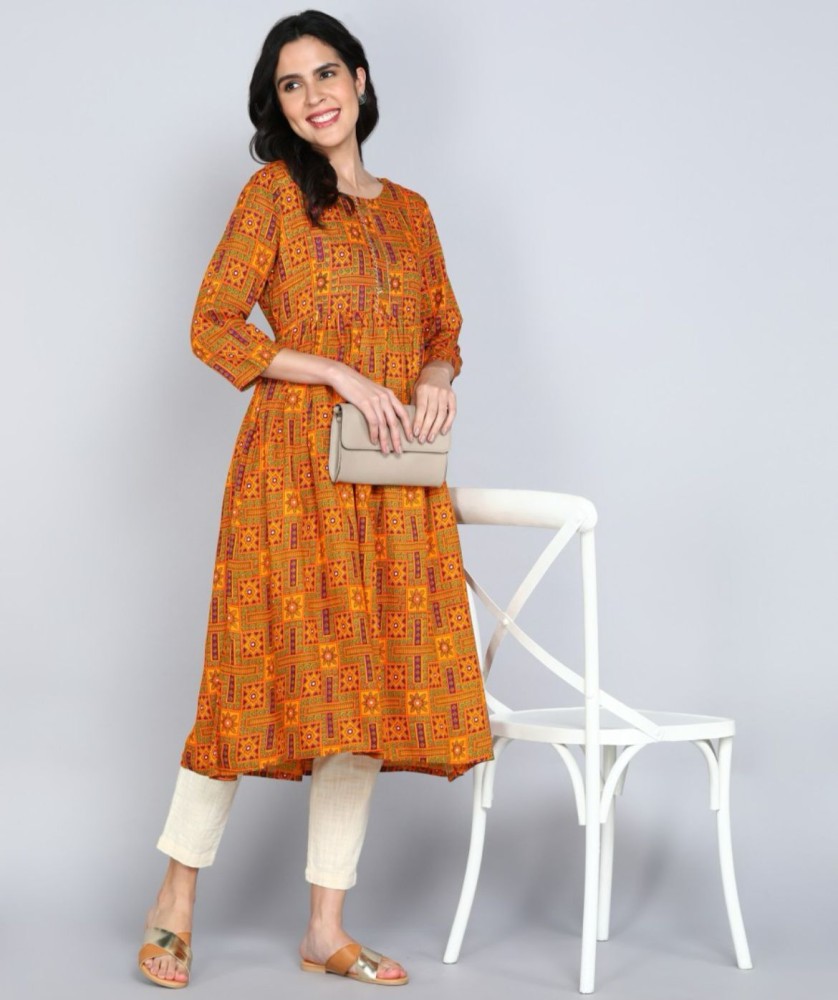 Printed hotsell straight kurta