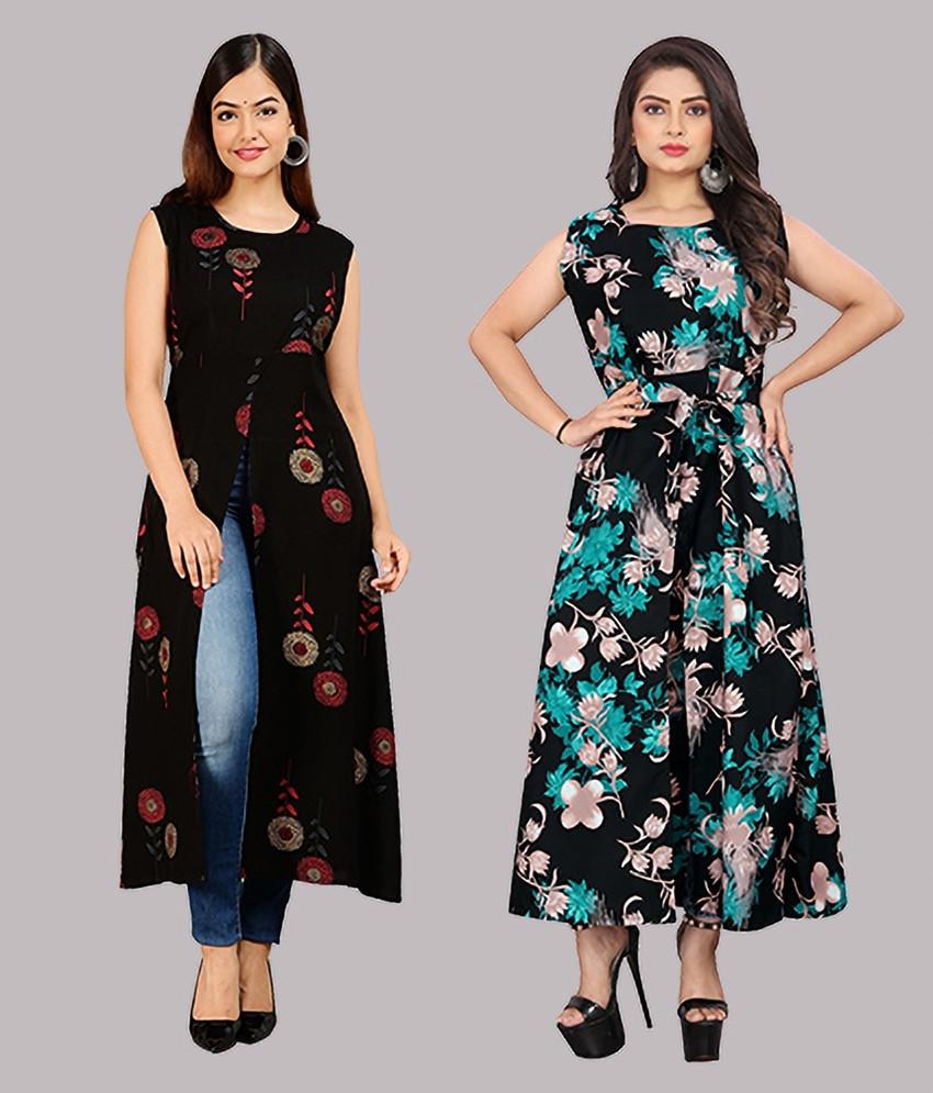 Floral maxi dress flipkart top