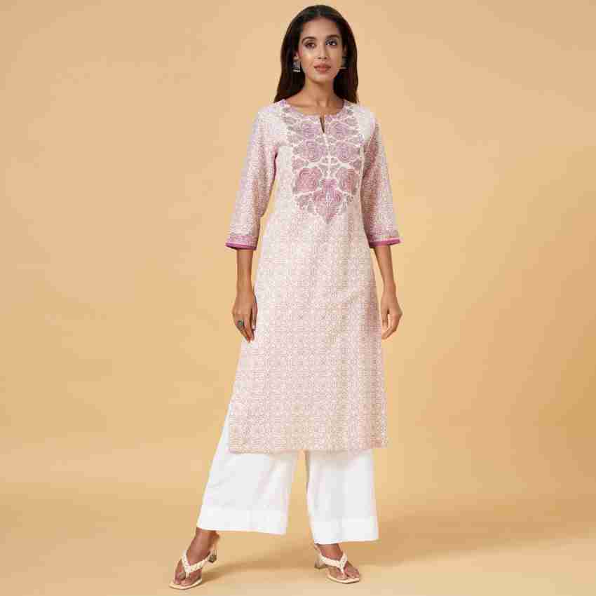 Rangmanch by Pantaloons Women Printed Straight Kurta - Buy Rangmanch by  Pantaloons Women Printed Straight Kurta Online at Best Prices in India