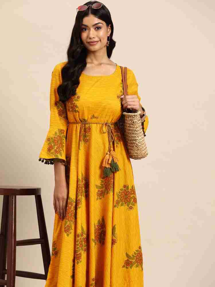 Sangria clearance yellow kurta