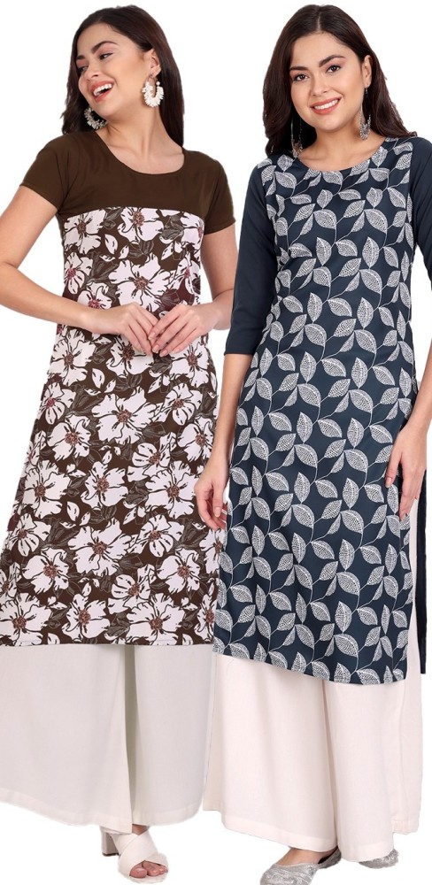 Flipkart on sale crepe kurtis