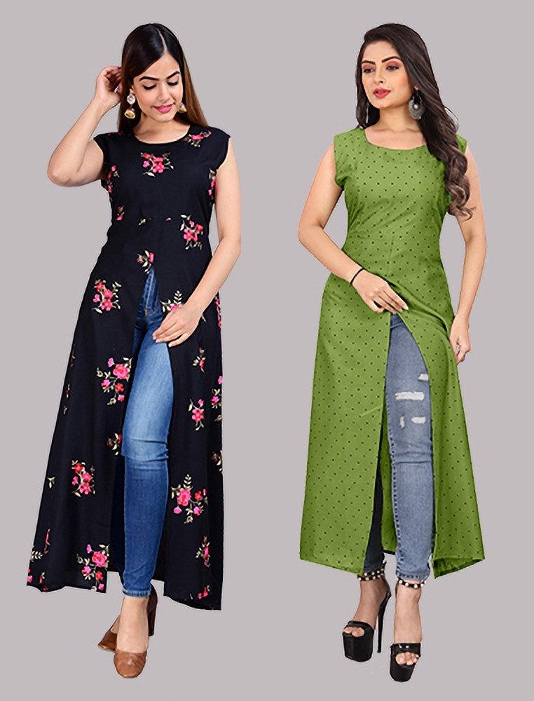 floral kurti flipkart