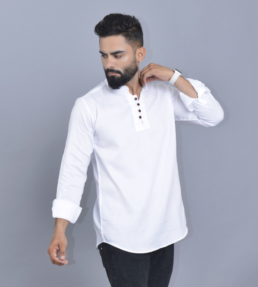 Short kurta shop for mens flipkart