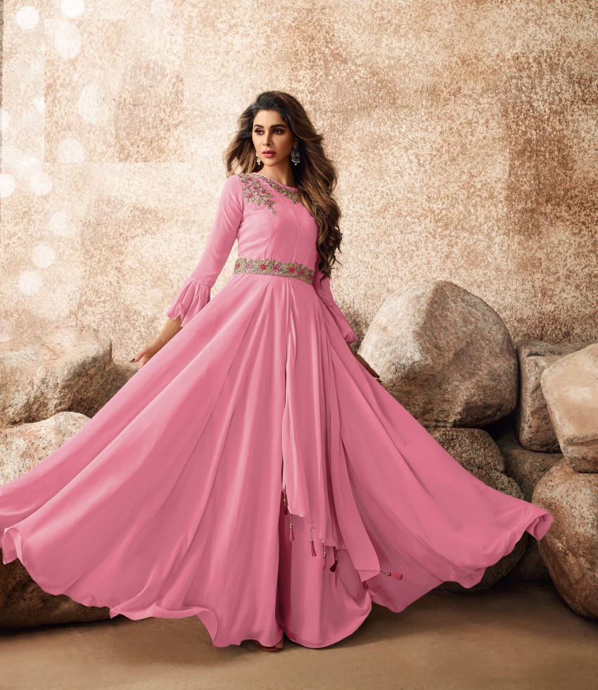 SUMITA SAREE FlaredAline Gown Price in India  Buy SUMITA SAREE FlaredAline  Gown online at Flipkartcom