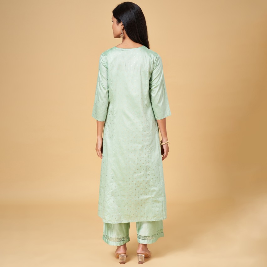 Rangmanch by Pantaloons Women Embroidered Straight Kurta - Buy Rangmanch by  Pantaloons Women Embroidered Straight Kurta Online at Best Prices in India