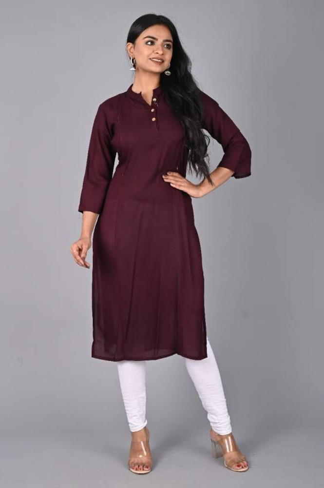 Sheffali Creation Women Solid Straight Kurta Buy Sheffali
