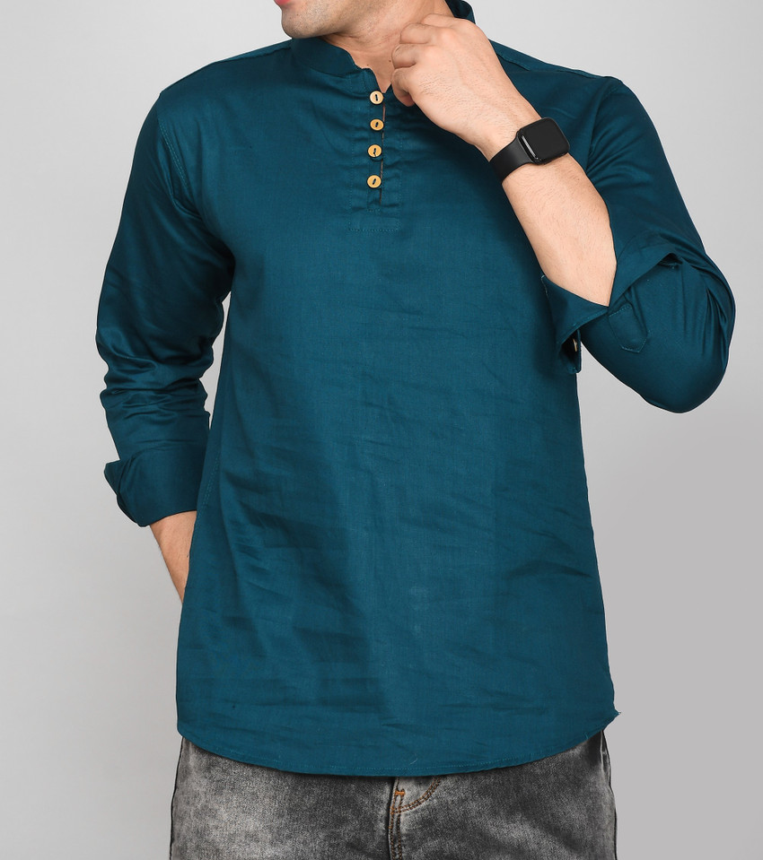 Short kurta shop for mens flipkart