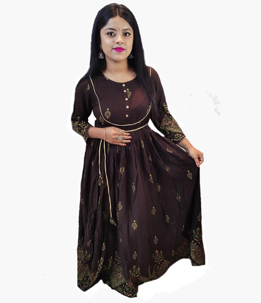 Flipkart 2024 gown kurti