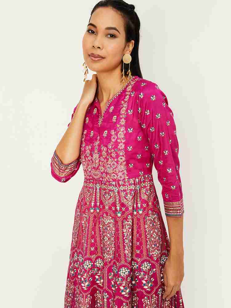 MAX Women Printed Anarkali Kurta Buy MAX Women Printed Anarkali Kurta Online at Best Prices in India Flipkart
