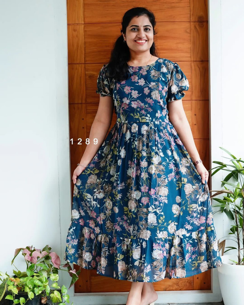 VRUNDA FASHION CLUB Women A line Multicolor Dress Buy VRUNDA FASHION CLUB Women A line Multicolor Dress Online at Best Prices in India Flipkart