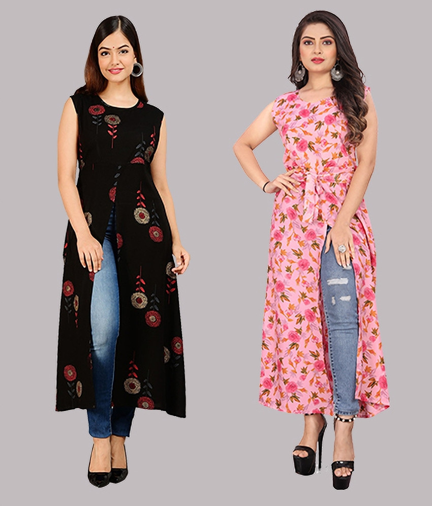 Flipkart womens long kurtis discount