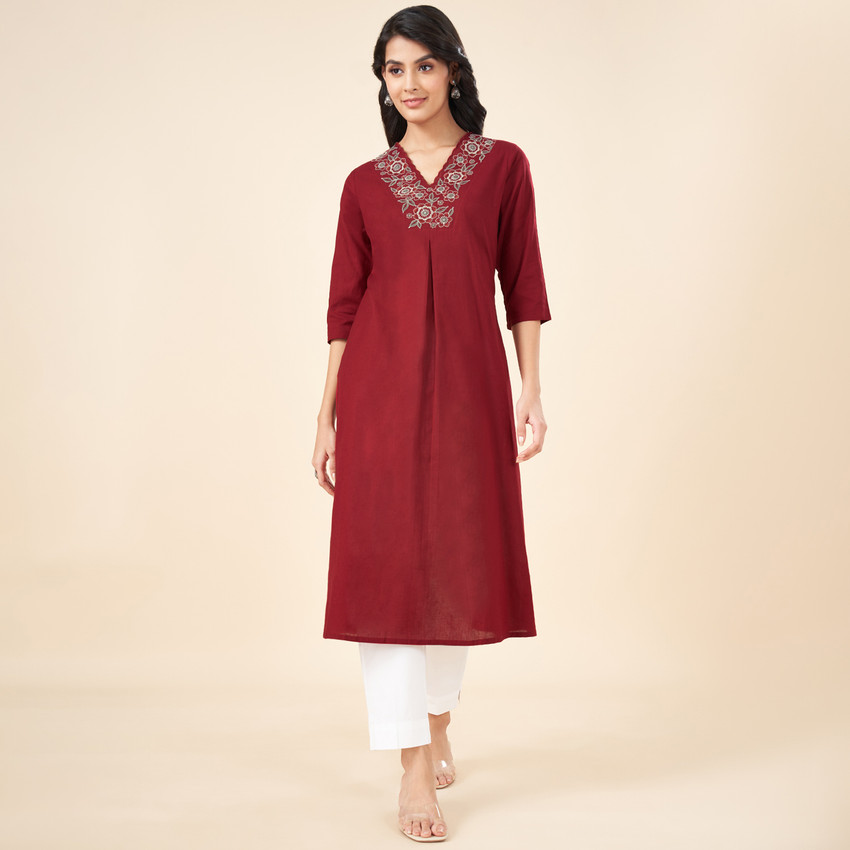 Rangmanch by Pantaloons Women Solid Ethnic Dress Kurta Buy Rangmanch by Pantaloons Women Solid Ethnic Dress Kurta Online at Best Prices in India Flipkart