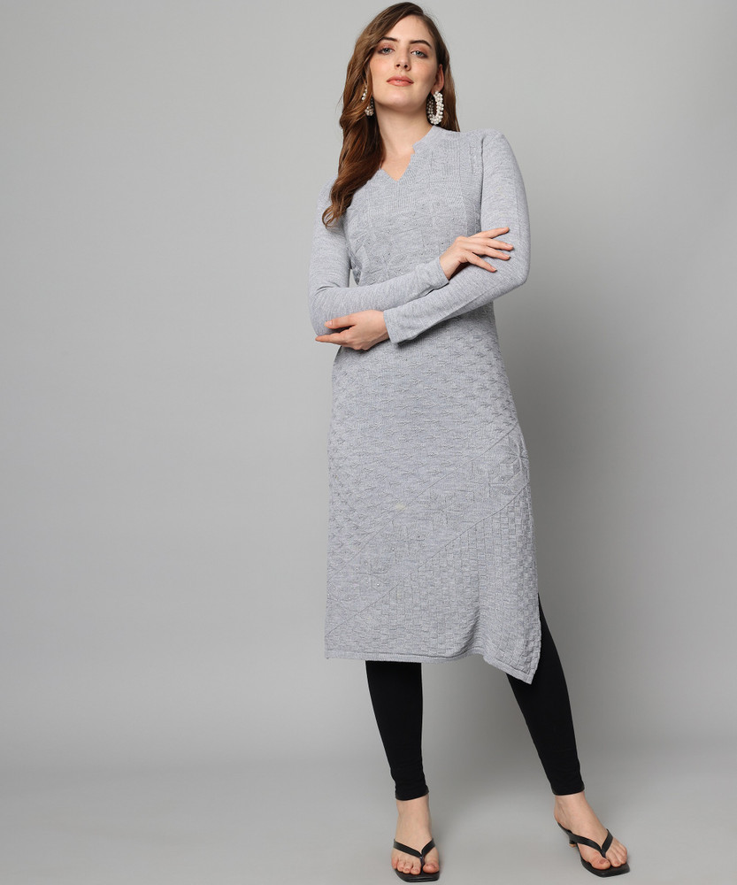 flipkart grey kurti