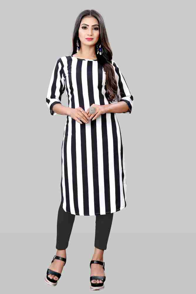 Striped cheap straight kurta