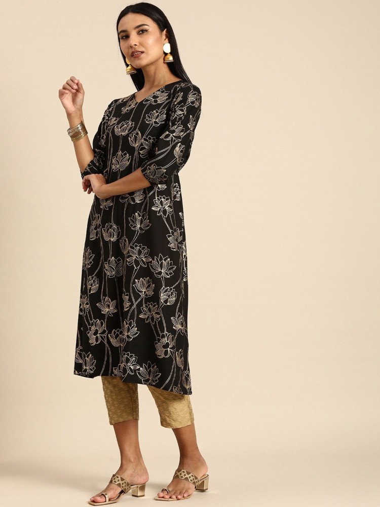 ANOUK Women Self Design A line Kurta Buy ANOUK Women Self Design A line Kurta Online at Best Prices in India Flipkart