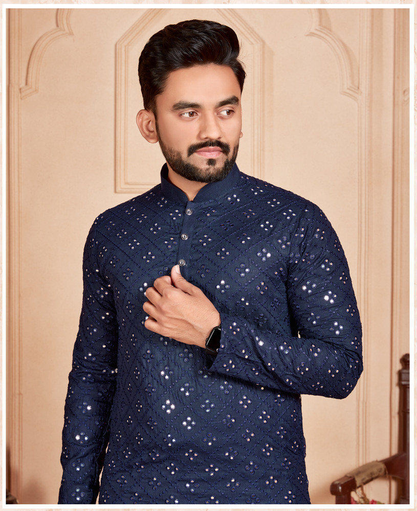 moltera Men Embroidered Straight Kurta Buy moltera Men