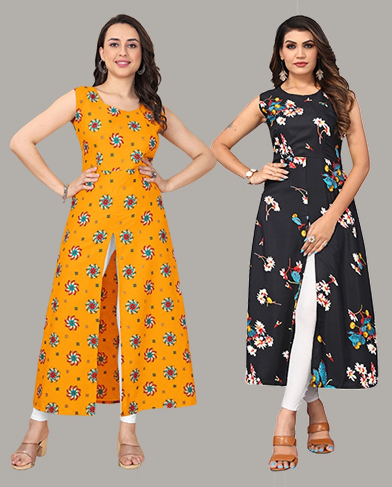 7800 GROUP Women Floral Print Straight Kurta Buy 7800 GROUP