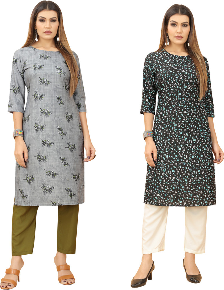 flipkart grey kurti
