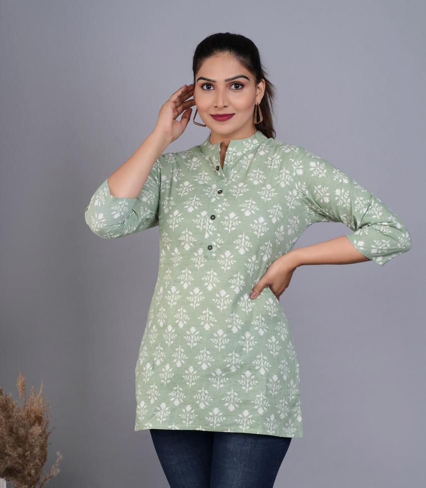 Short kurtis for new arrivals jeans flipkart