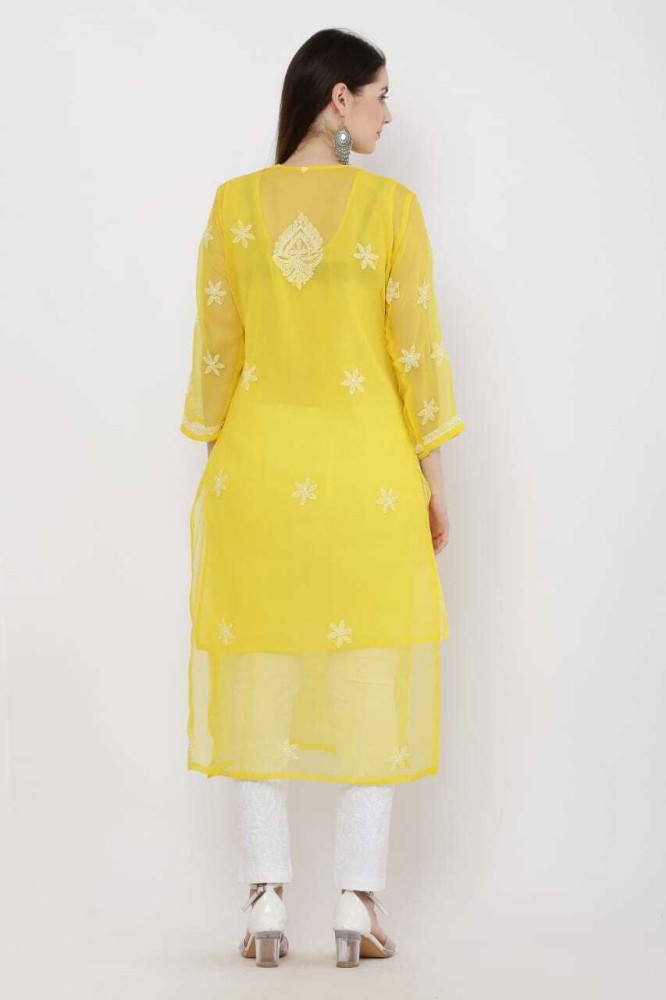 Chikan kurti hotsell online flipkart