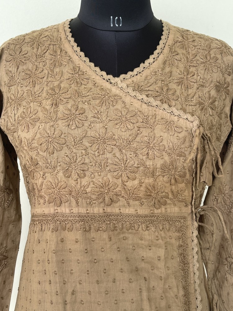 Neck design store for chikan kurti